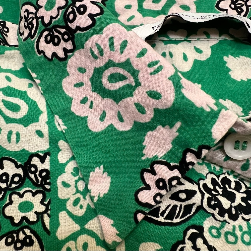 Zara Green Patterned Women Shorts - Picture 16 of 16